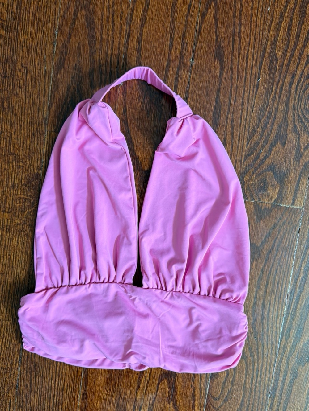 Pink Edikted Halter Crop Top